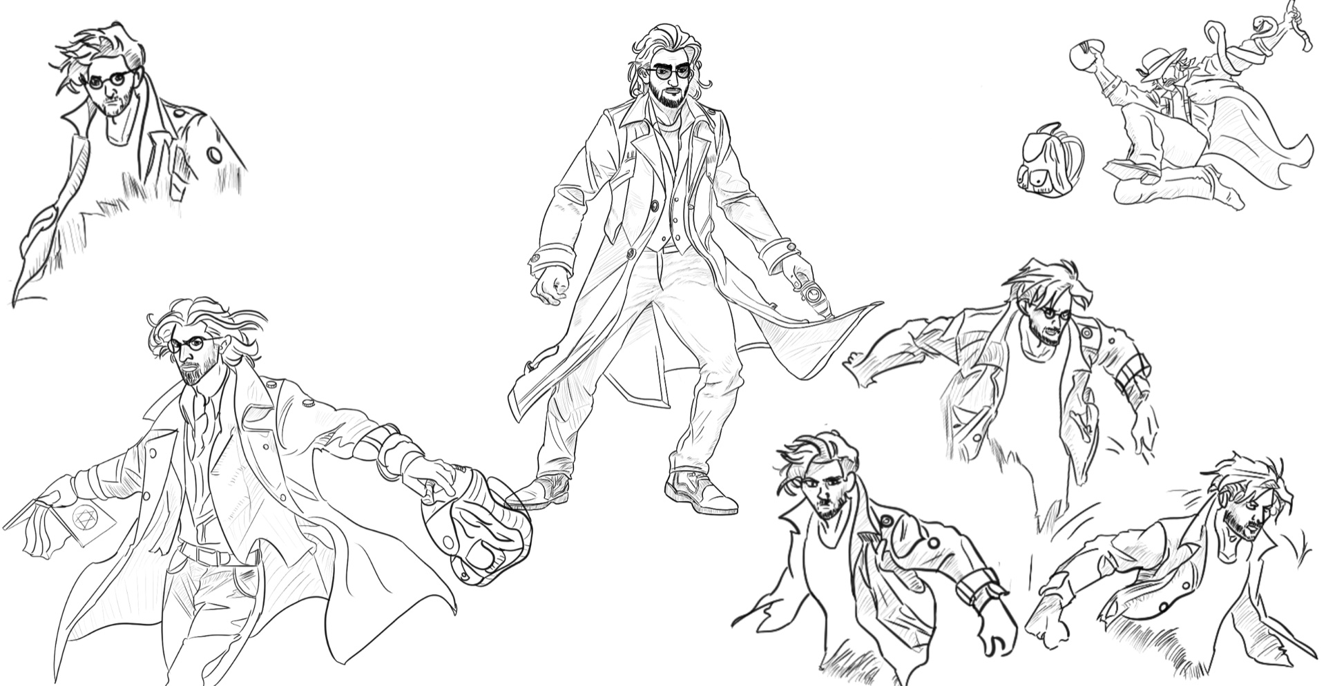 Character expression and acting sheet